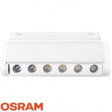 Φωτιστικό LED 6W 48V 380lm 24° 12cm Θερμό Φως Slim Μαγνητικής Ράγας 93US030630/WH 